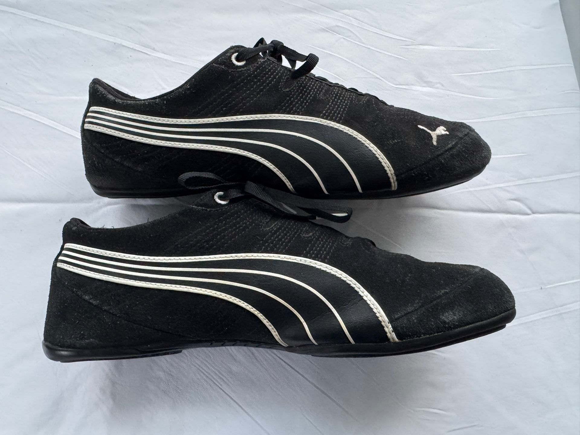 PUMA, Speedcat, BLACK, Suede, Retro, Sneakers, 8.5, Women’s