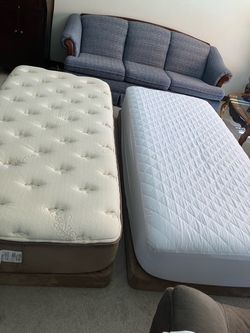 2~XL Twin Mattress with Mattress Protector