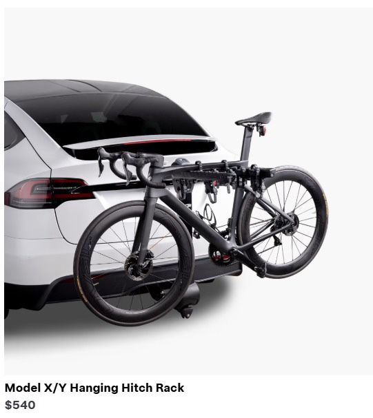 Model X/Y Hanging Hitch Rack