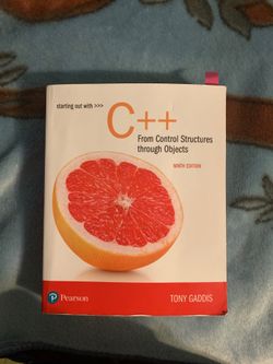 C++ Ninth Edition Tony Gaddis