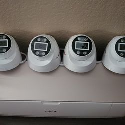 4 CAMARAS D SEGURIDAD-2WAY AUDIO SURVEILLANCE SYSTEMS🔥SPECIAL DEAL🔥 