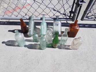 Vintage Glass bottle collection (1(contact info removed))