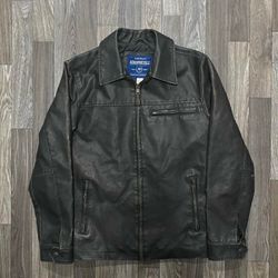 Insane Vintage Aeropostale Dark Brownish Leather Jacket