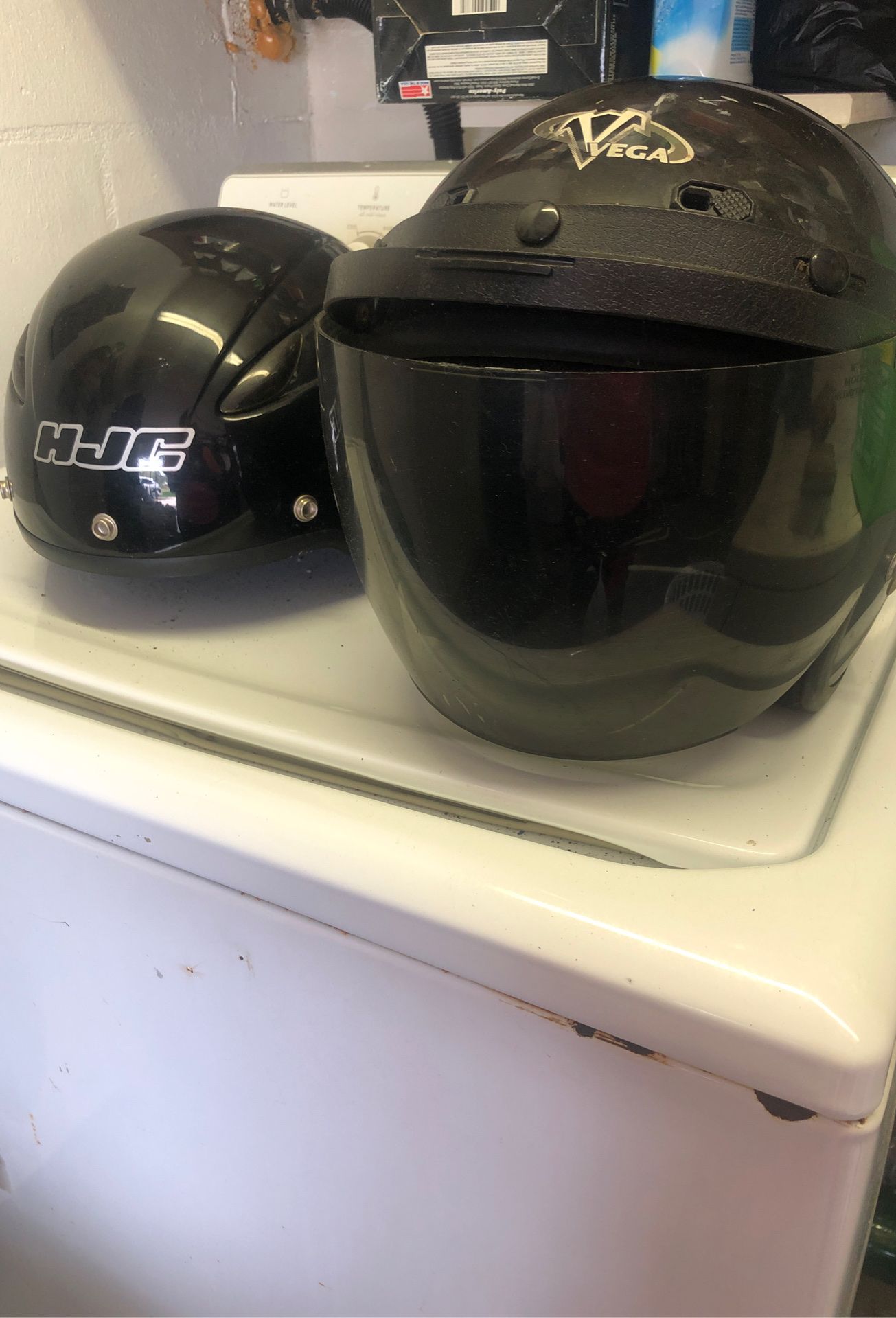 Motorcycle helmets his and hers