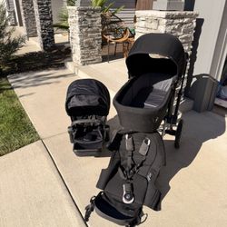 Cybex Priam Stroller Set – 2 Toddler Seats + Bassinet