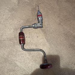 Vintage Dunlap Hand Drill 