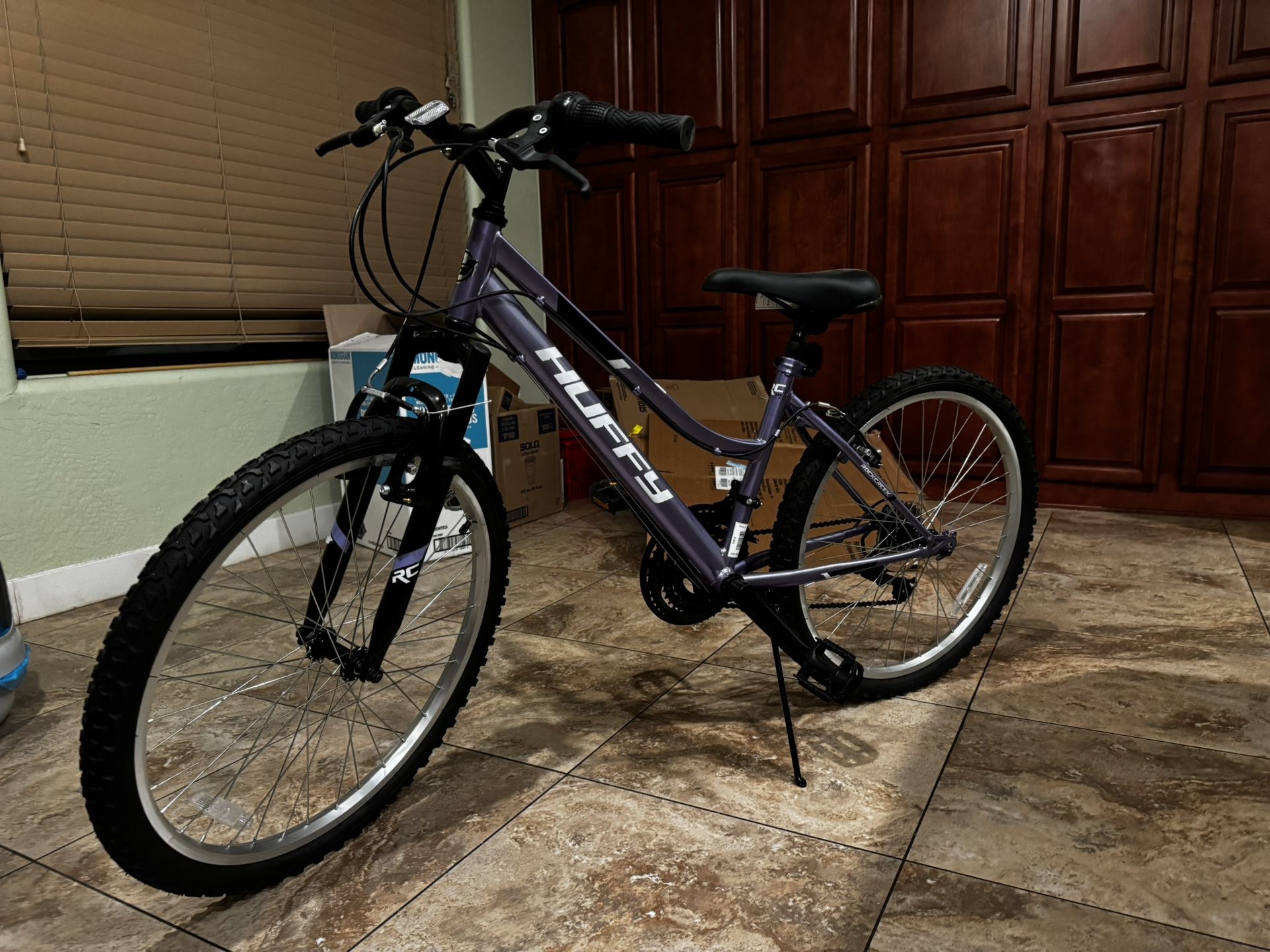 Purple Huffy Rock Creek Bike