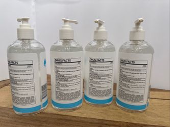 LOT OF 4  NEW ART NATURALS HAND SANITIZER 16 fl oz PUMP SCENT FREE