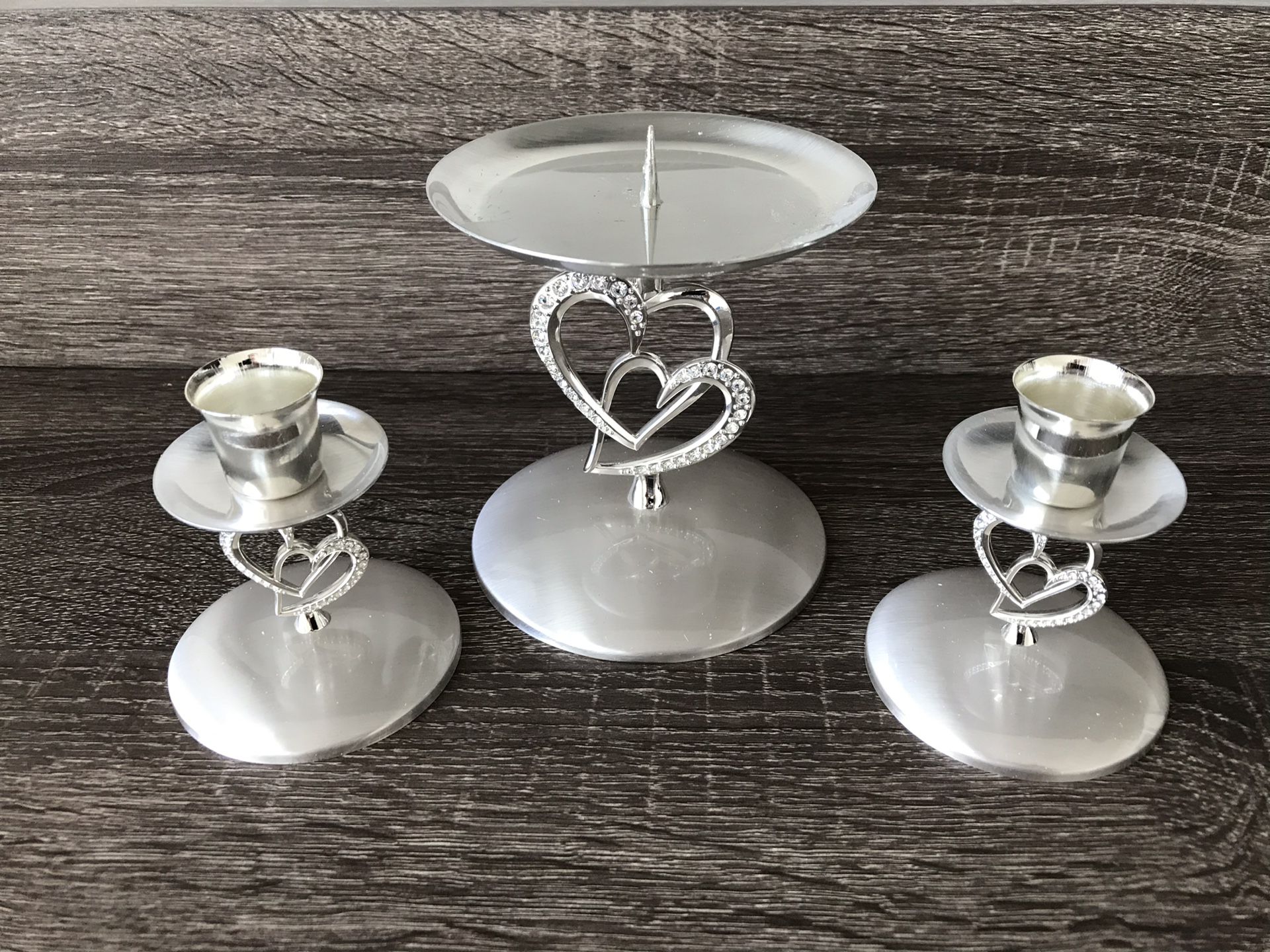 David’s Bridal candle holders