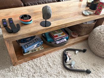 Mango wood coffee table