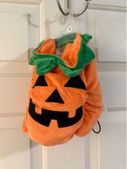 CUTE JACK O LATERN PET COSTUME  (SMALL)