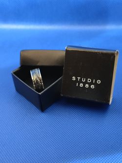 Studio 1886 Stainless Steel Jet-Set Men's Ring