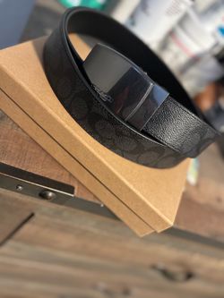 Boxed Plaque And Harness Buckle Cut-To-Size Reversible Belt, 38 Mm