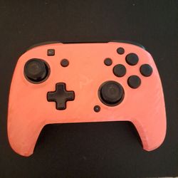 Pink Nintendo switch controller