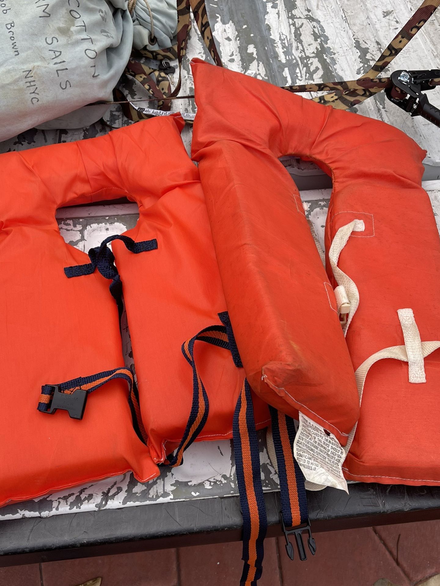 Vintage 70s And 80s Life Jackets