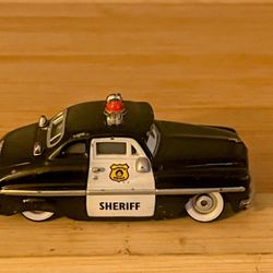 Disney Pixar Cars Diecast SHERIFF Car 3.25” Long Mercury Patrol Car