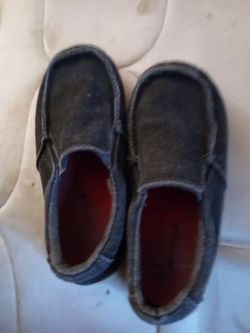 Dark Gray Slip-On Loafer Slippers