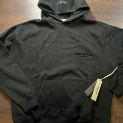 black Essentials Hoodie Passes Stock❎