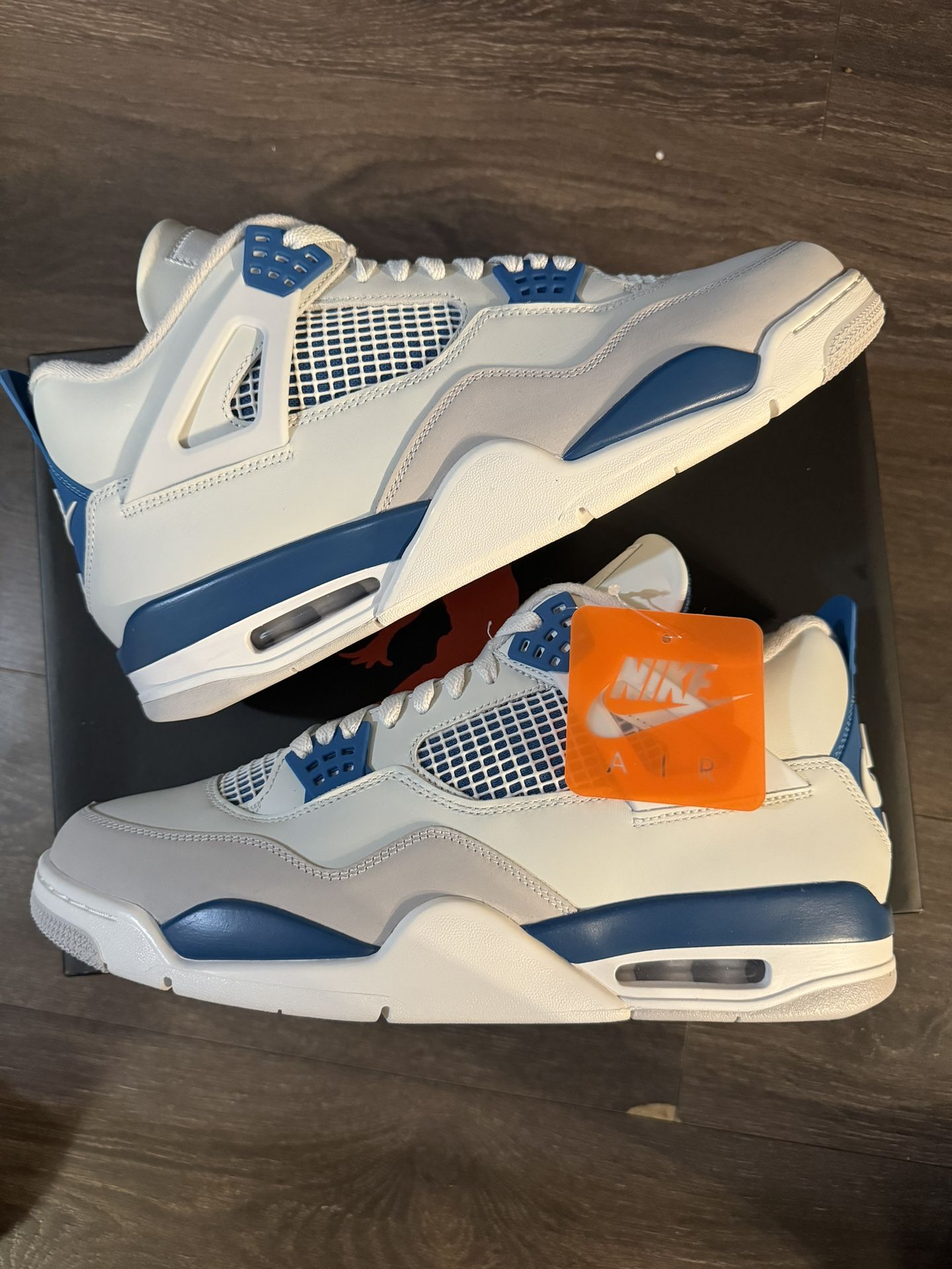 Size 13: Jordan 4 Military blue 2024