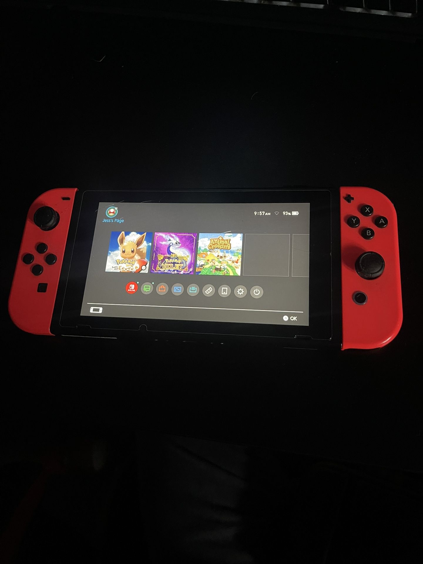 Nintendo Switch With 4 Games