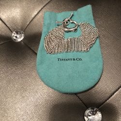 Tiffany Mesh Heart Toggle Bracelet