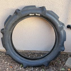 Sand tire for dirt bike skat trak