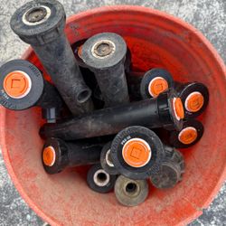 Irrigation Lot — PVC Fittings, Rain Bird 1800 Heads, Tubing, Sprinkler Wire