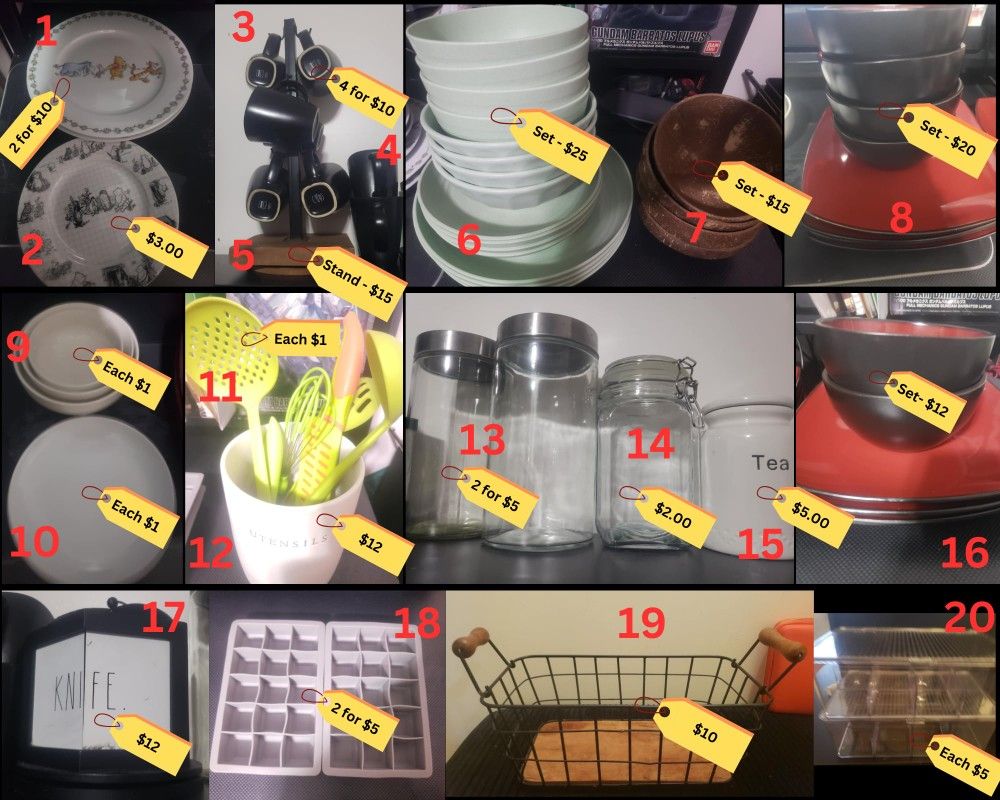 Assorted Items and Furniture