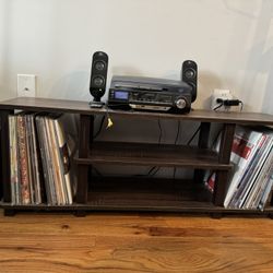 Complete Vintage Stereo + Vinyl Setup