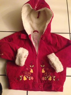 Warm beauty little girls jacket size 5