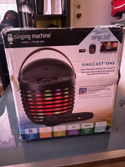 Singcast singing machine