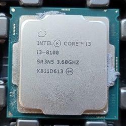 Intel I3 8100 3.6ghz Quad Core
