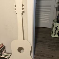 Brand New Craft Guitar That You Could Paint And Make It Whatever You Want To Look Like !! 39x14