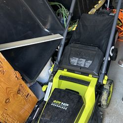 road cutter and blower/cortadora de pasto y sopladora eléctrico con batería incluida recargable