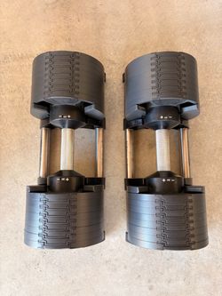 NÜOBELL 80lb Adjustable Dumbbells Pair