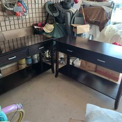 EntryWay Table, Console Table With 2 Drawers 