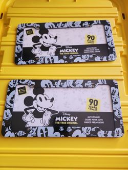 Disney Mickey Mouse 90 Years License Plate Frames