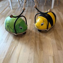 Bumble Bee And Grasshopper Ride On Toy 