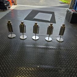 Aluminum Citronella  holding bug repellant  for table tops
