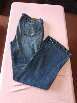 Vintage Baby Phat Straight Low Rise Jeans Blue Size 18 Women's