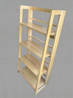 Collapsable Pine Shelving Unit
