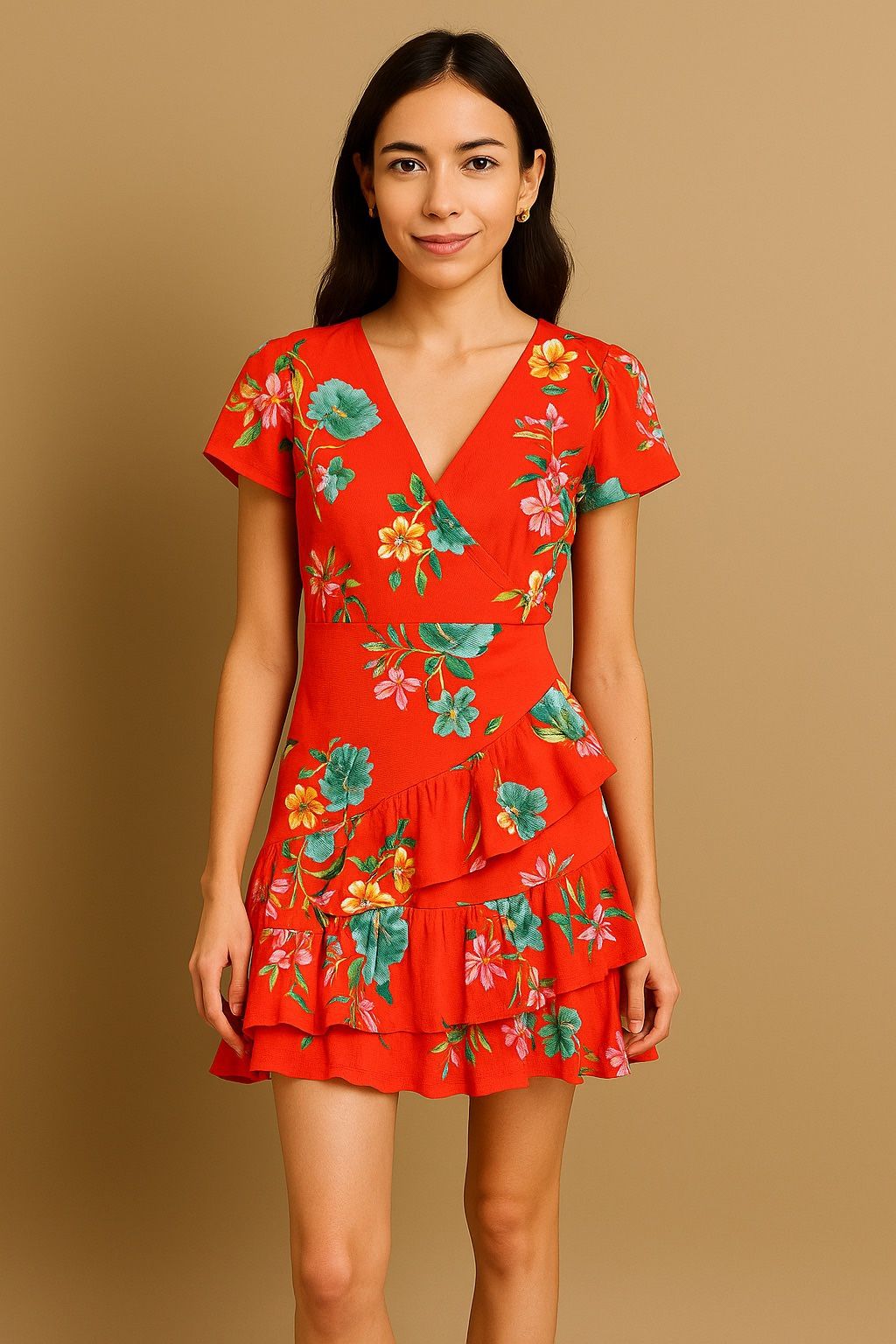 Floral summer dress size XS Honey and Rosie brand 