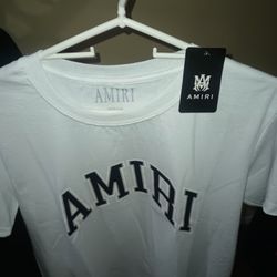 amiri white T-shirt 