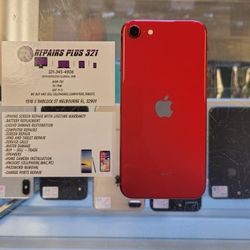 Unlocked Red 2020 iPhone SE 64gb
