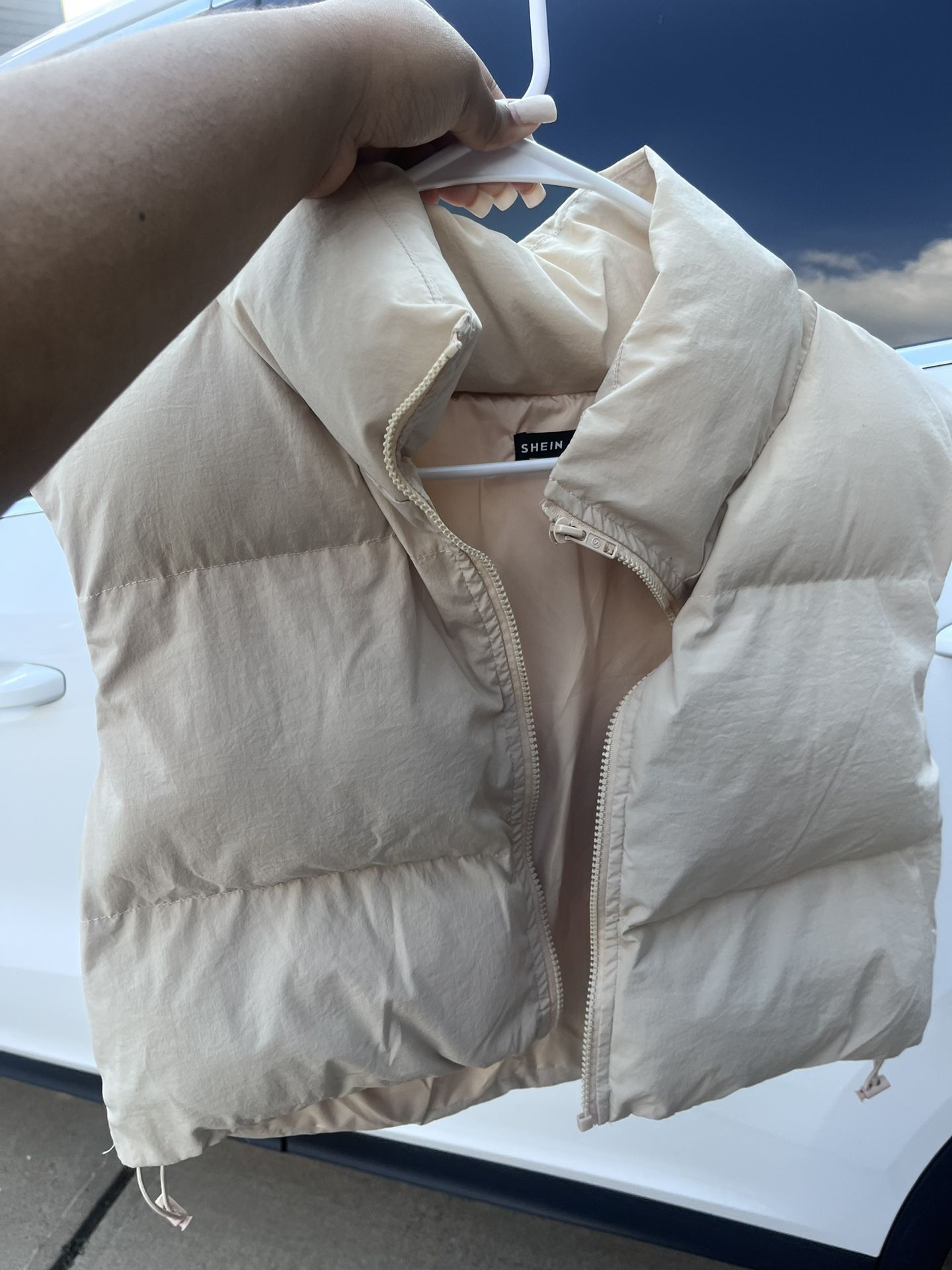 Tan Puffer Jacket