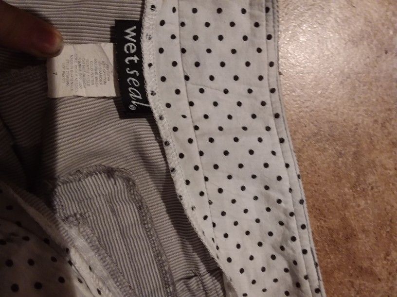 7 Medium Large Wetseal Pants Shorts Career Work Suit Pants Khaki Bundle #c