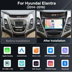 Android HD Radio W/backup Camera - Hyundai Elantra 2014-16