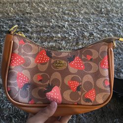 Coach Strawberry Shoulder Bag