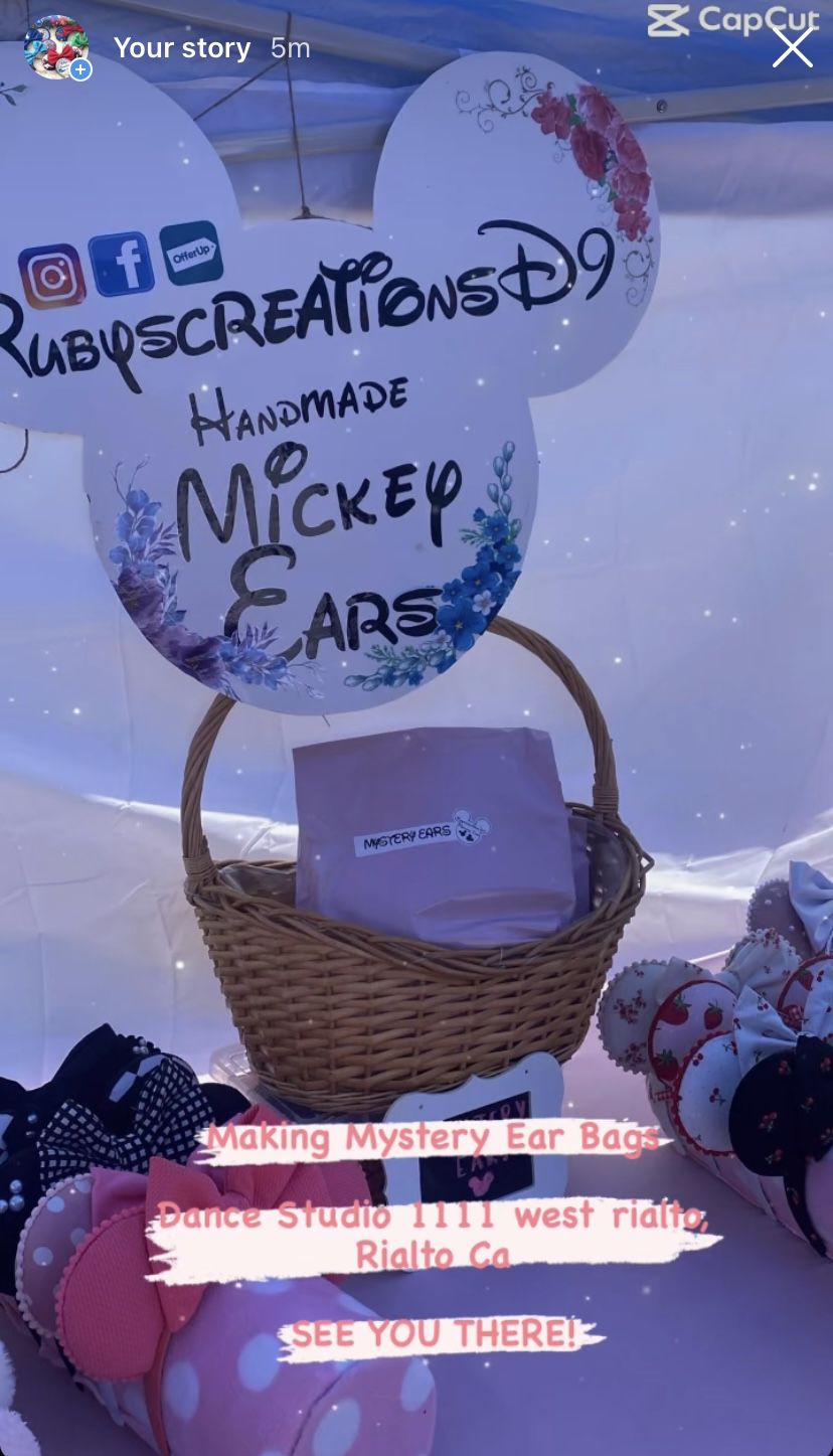 Mickey Ears Pop Up Event