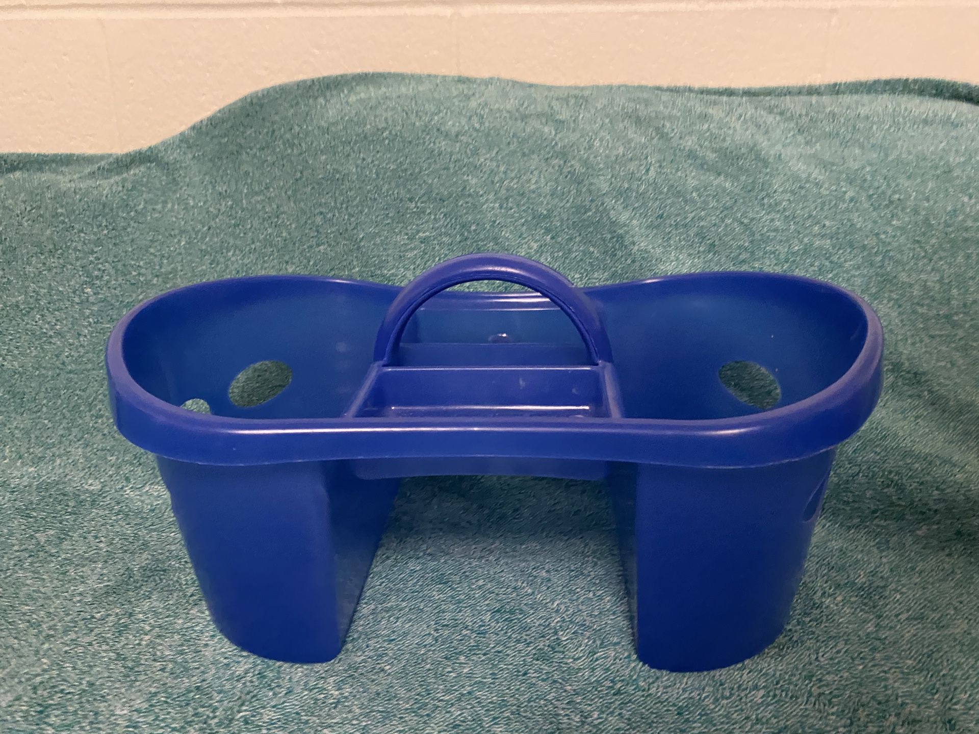 Blue shower caddy (anti-microbial)